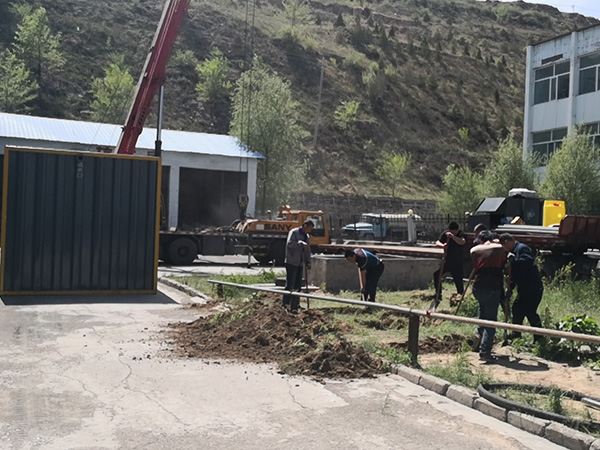 地埋一体化污水处理设备安装现场视频