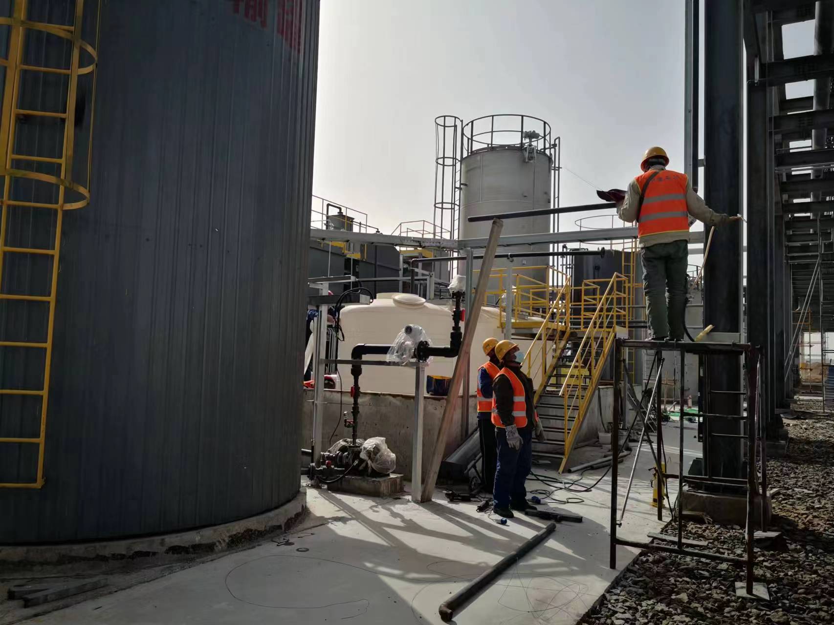 化工厂水处理设备现场